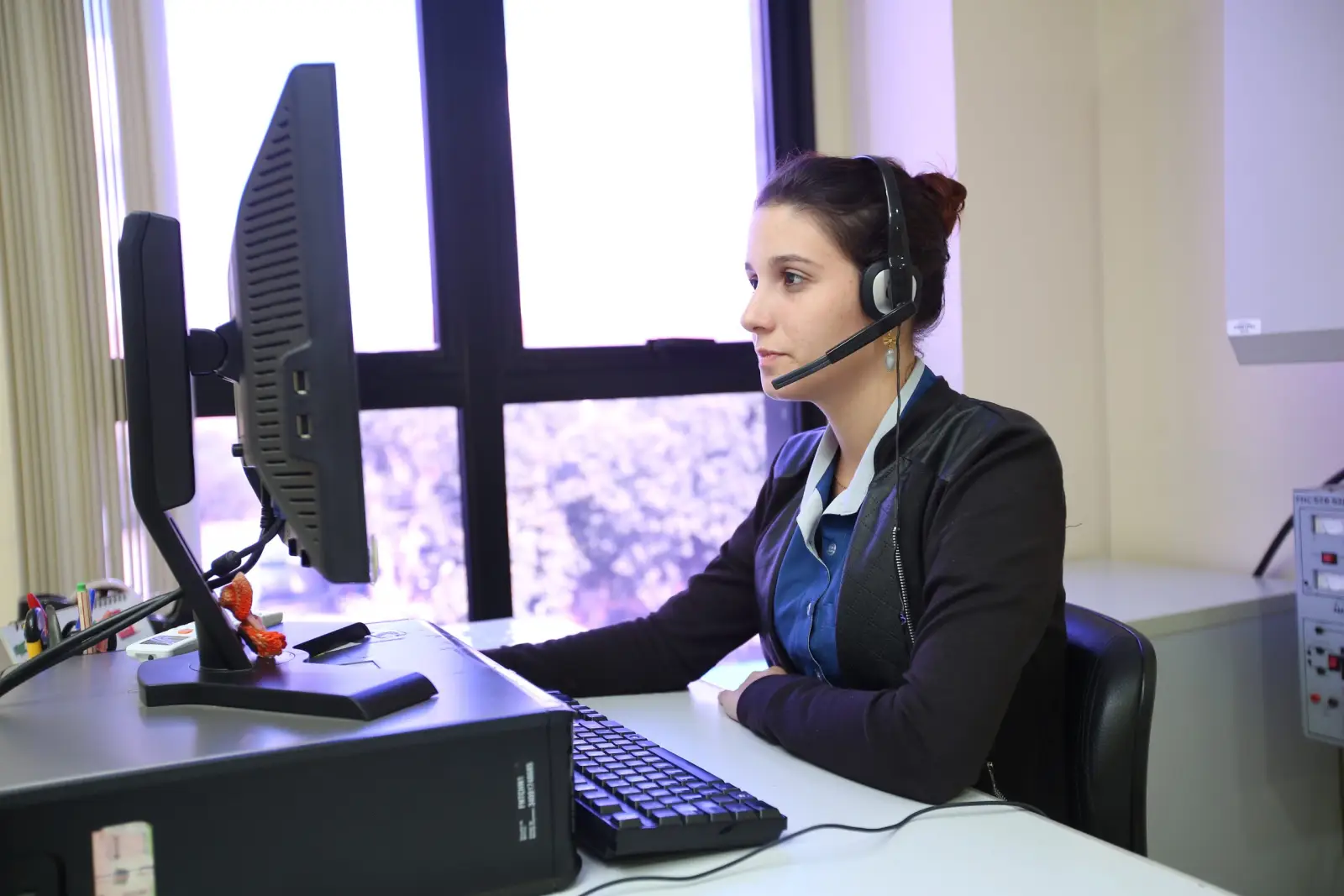 Atendente da Unimarka no televendas
